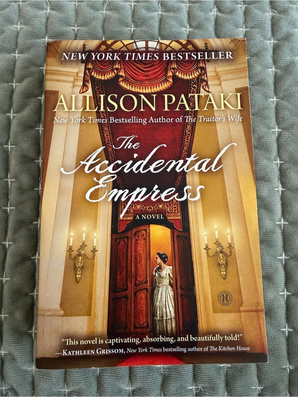 Allison Pataki "The Accidental Empress" Paperback - Burgundy Cover